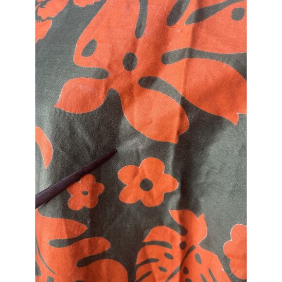 Ui Maikai Hawaiian Shift Dress Tag Size L Bold Tropical Hibiscus Print 1960s - Picture 7 of 14